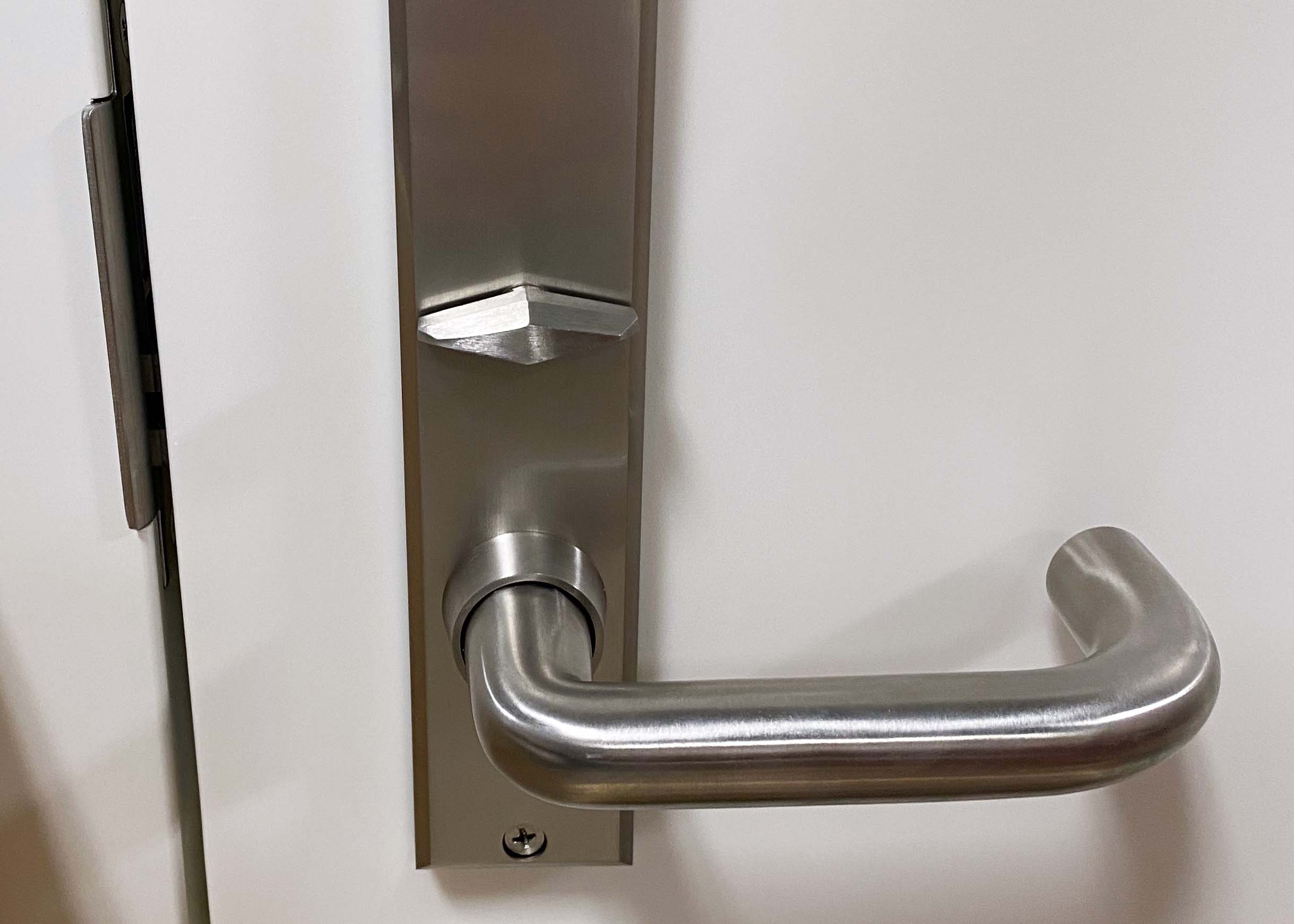 solid surface door hardware